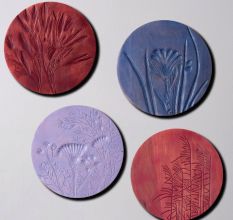 Handcrafted Rustic Charm Plate Set of 4